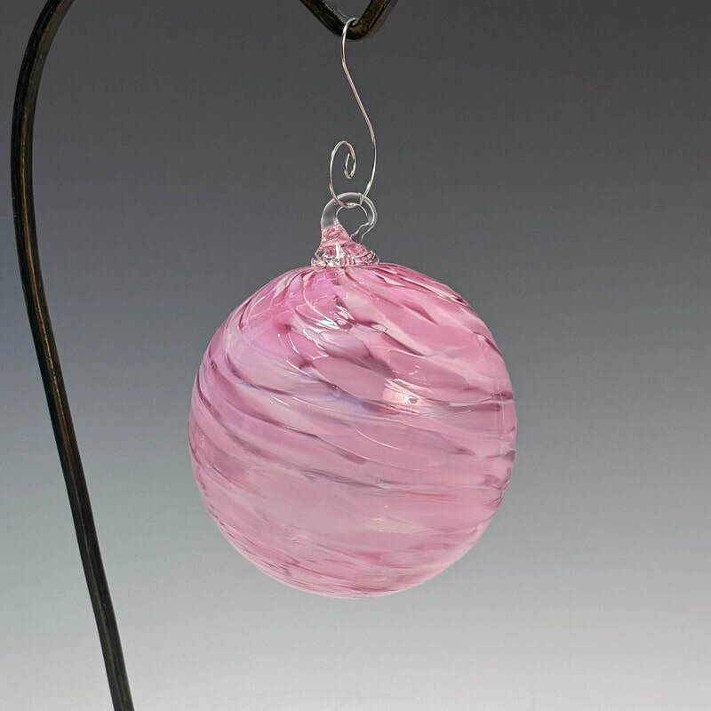 Pink swirls