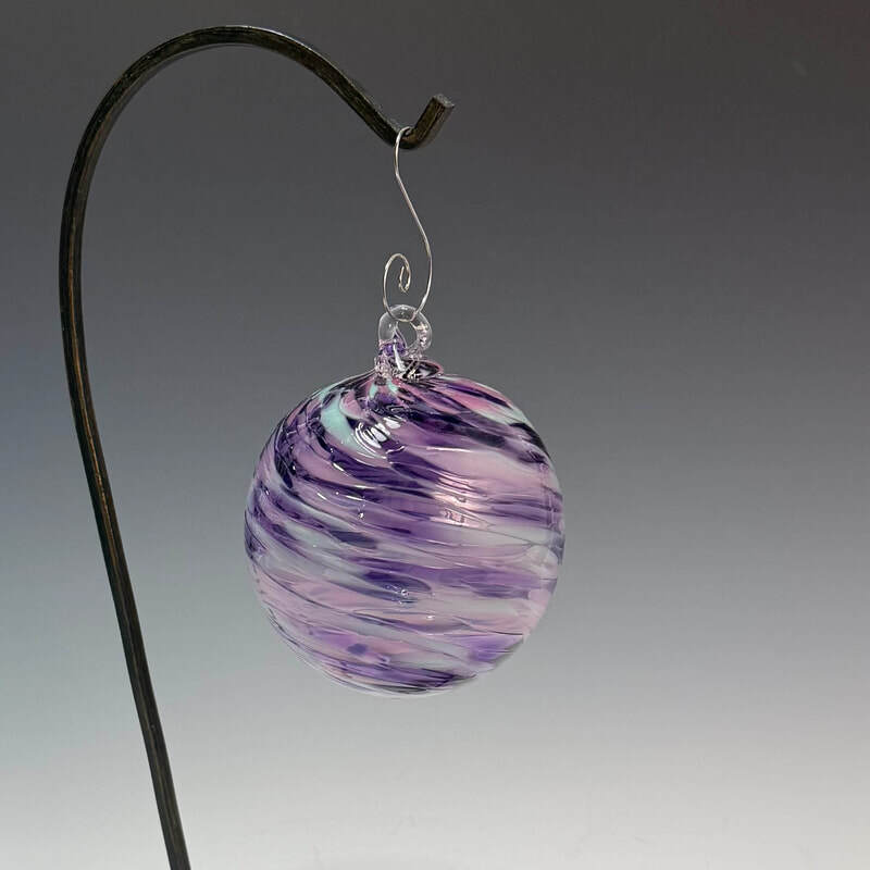 Purple swirls