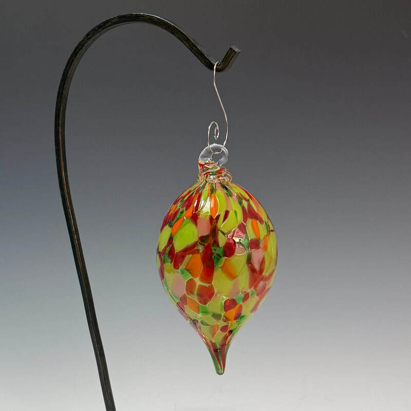 Multi-colored teardrop